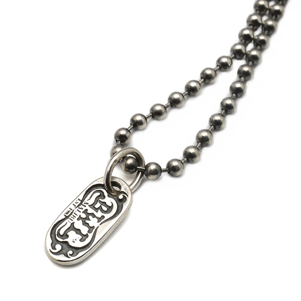 ビルウォールレザー　Bill Wall Leather　Ball Chain w/ BWL Tag 3ｍｍ　ボールチェーンw/BWLタグ　3ｍｍ　 20インチ(約51ｃｍ)　N832