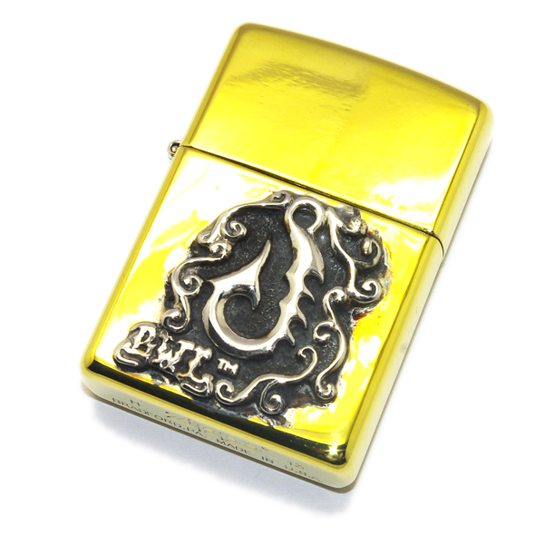 ZIPPO/ジッポー BWL/ビルウォールレザー スカル 2002年 ビンテージ