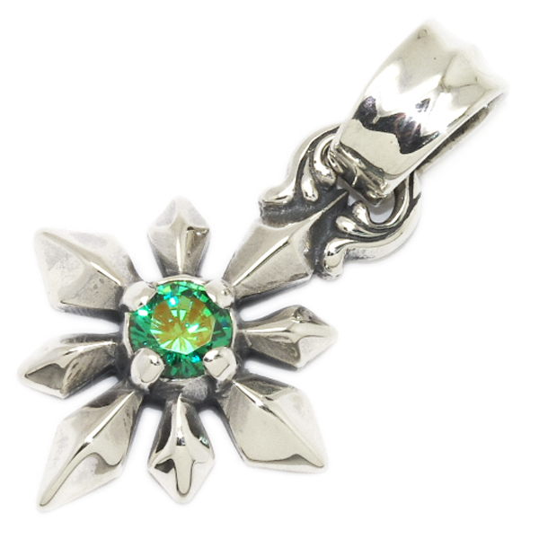 ビルウォールレザー　Bill Wall Leather　Mid Star Charm Green　ミッドスターチャーム　グリーン　C340