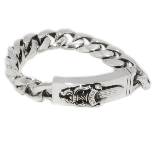 CHROME HEARTS(クロムハーツ) ID Dagger 13Link Classic Chain Bracelet IDダガー13