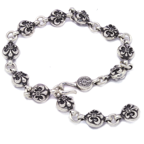 CHROME HEARTS(クロムハーツ) ＃1 BSフレアボールブレスレット #1 BS FleurBall Bracelet KINGS