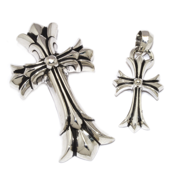 クロムハーツ　CHROME HEARTS　Double CH Cross-LRG ダブルCHクロスラージペンダント