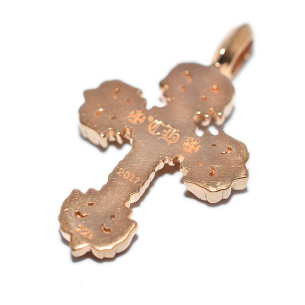 クロムハーツ　CHROME HEARTS　22K Tiny Filligree Cross Charm 22Kタイニーフィリグリークロスチャーム