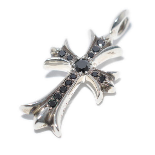 クロムハーツ Chrome Hearts Tiny Ch Cross Pave Bk Dia タイニーchクロスチャームファットパヴェブラックダイヤ Kings Road キングスロード