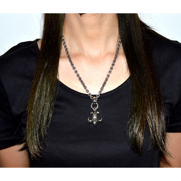 クロムハーツ CHROME HEARTS BSフレア w/ベイル/Pendant-BS Fleur w/Bale KINGS ROAD