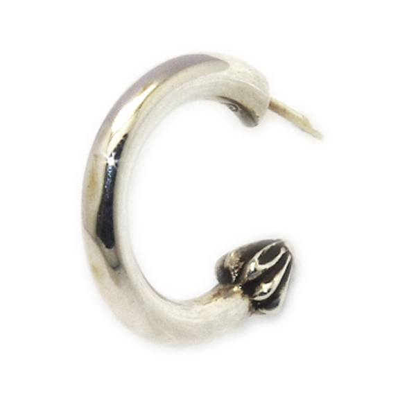 クロムハーツ　CHROME HEARTS　Earring Hoop Plain フーププレーン ピアス【1個＝片耳用】