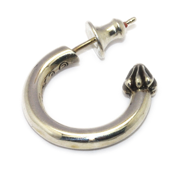 クロムハーツ CHROME HEARTS Earring Hoop Plain フーププレーン ピアス【1個＝片耳用】 KINGS ROAD