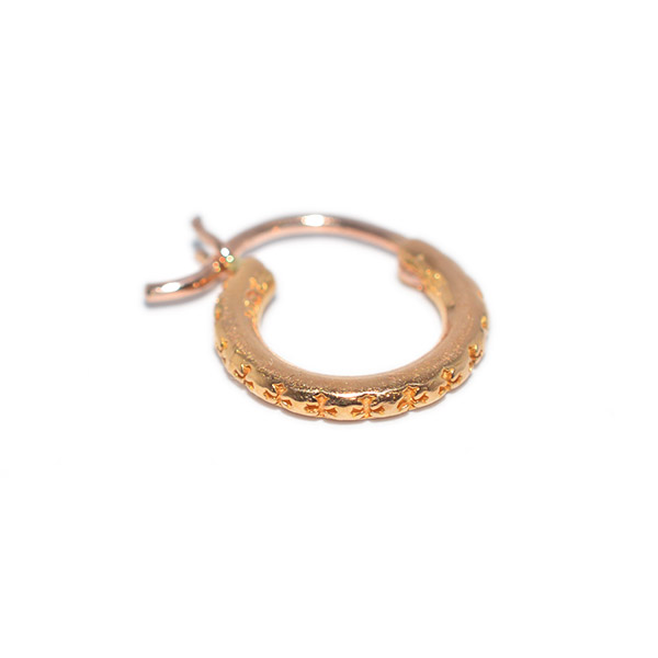 クロムハーツ CHROME HEARTS 22K フープ TFL トゥルーファッキングラブ 