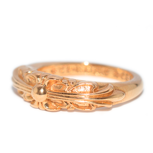 クロムハーツ CHROME HEARTS 22K Ring-BBYCLSC⁄FLRLCRS 22Kベイビークラシックリング フローラルクロス KINGS ROAD(キングスロード) クロムハーツ CHROME HEARTS 22K Ring-BBYCLSC⁄FLRLCRS 22Kベイビークラシックリング フローラルクロス KINGS ROAD(キングスロード)