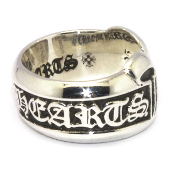 クロムハーツ　CHROME HEARTS　スクロールラベルリング/スモール　SCROLL LABEL RING SM