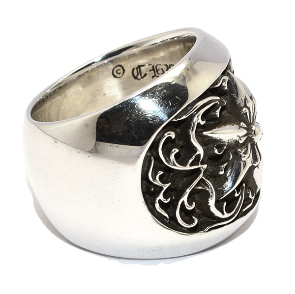 クロムハーツ リング Chrome Hearts クラシック オーバル スターリング Classic Oval Star Ring Kings Road キングスロード