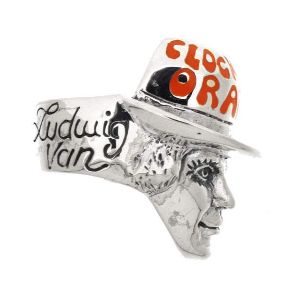 クレイジーピッグ　CRAZY PIG DESIGNS　アレックスリング/エナメル　Alex Clockwork orange #719