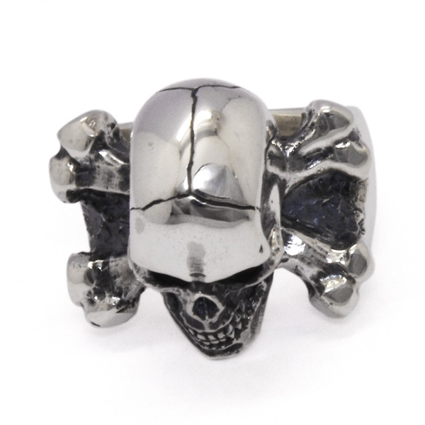 クレイジーピッグ CRAZY PIG DESIGNS 3D SKULL&CB LARGE 3Dスカル&クロスボーンスカルラージ #820 クレイジーピッグ CRAZY PIG DESIGNS 3D SKULL&CB LARGE 3Dスカル&クロスボーンスカルラージ #820