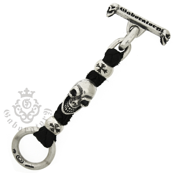 Gaboratory ガボラトリー Single Skull Leather Keychain シングルスカル レザーキーチェーン Kings Road キングスロード Gaboratory ガボラトリー Single Skull Leather Keychain シングルスカル レザーキーチェーン Kings Road キングスロード