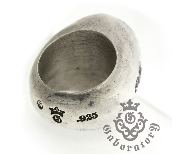 ガボラトリー Gaboratory G&Crown large signet ring G&クラウン ラージシグネットリング 155-A