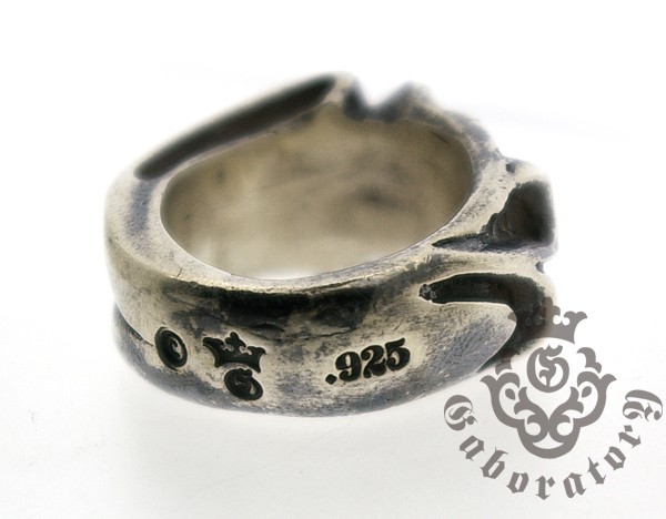 ガボラトリー　Gaboratory　Small gothic skull ring　スモールゴシックスカルリング　158-A