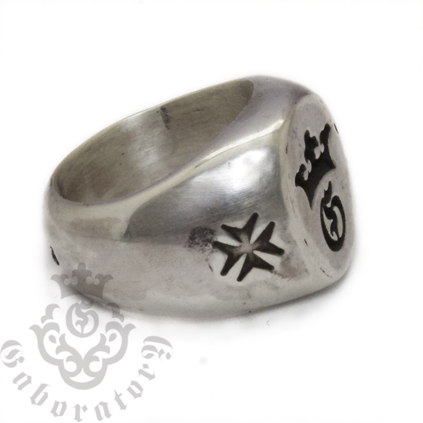 ガボラトリー　Gaboratory　G&Crown Small Signet Ring 　G&クラウン　スモールシグネットリング　154‐B