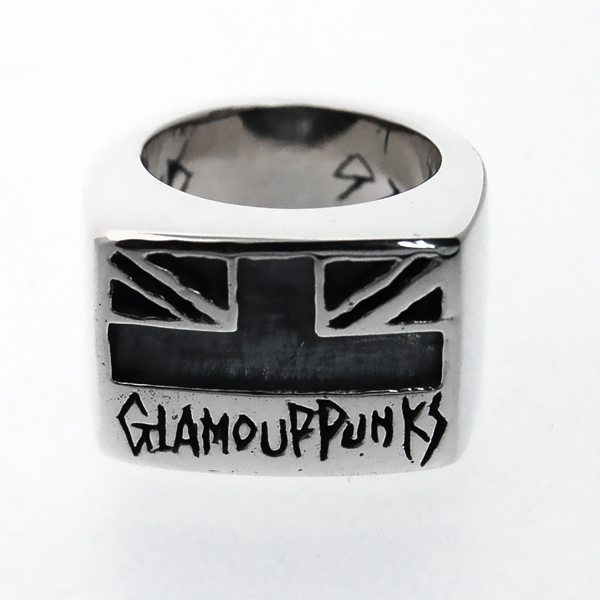 GLAMOUR PUNKS(グラマーパンクス) ユニオンジャックリング 0501-0022 確実正規品 グラム ユニオンジャック リング 21号 リング