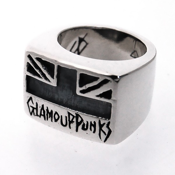 GLAMOUR PUNKS(グラマーパンクス) ユニオンジャックリング 0501-0022 確実正規品 グラム ユニオンジャック リング 21号 リング
