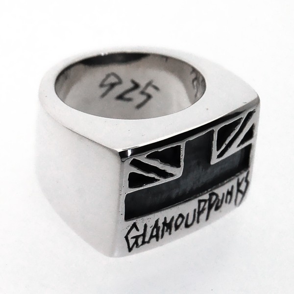 GLAMOUR PUNKS(グラマーパンクス) ユニオンジャックリング 0501-0022 確実正規品 グラム ユニオンジャック リング 21号 リング