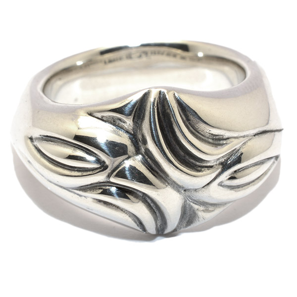 【ロンワンズ　リング】LONE ONES　Carved Silk Ring L カーブドシルクリングラージ　MFR-0004